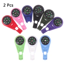 2 шт. для 2 мм веревки дорожные наборы многоцветные красочные молния тяга компас шнур концы Tatical Moll рюкзак выживания лагерь