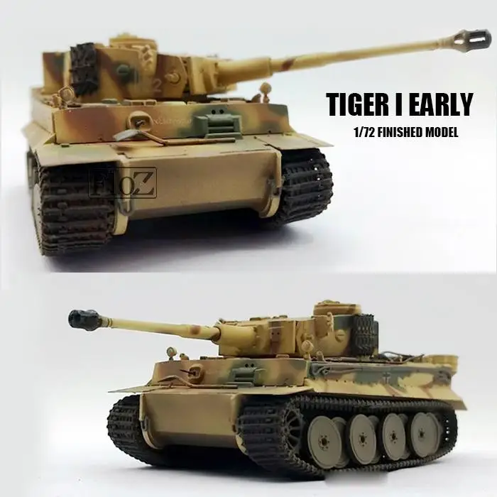 WW2 German Tiger 1 Tank SPZ Abt.508 1944 Italie aucune DIECAST 1/72 EASY MODEL 