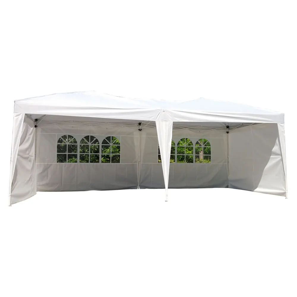 

3 x 6m Two Windows Practical Waterproof Folding Tent White