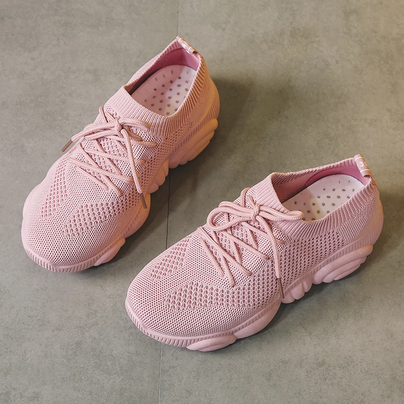 

Moxxy Women's Mesh Flat shoes W slip-on Cotton Casual shoes for woman Walking Mesh Sneakers Loafers Soft Shoes zapato