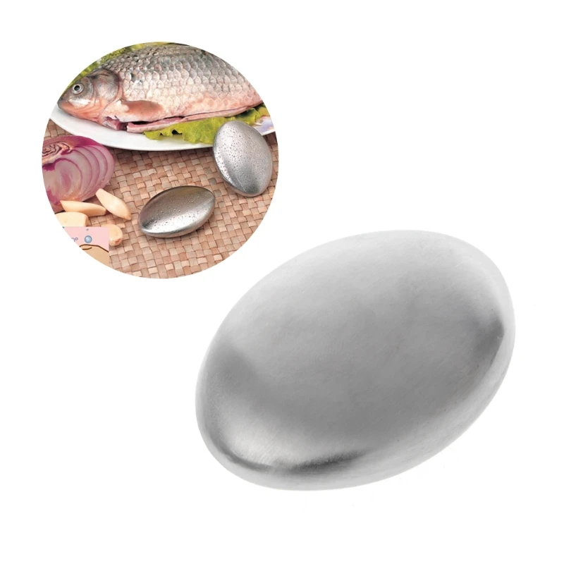 New Stainless Steel Soap Kitchen Garlic Fish Odor Removing Deodorize