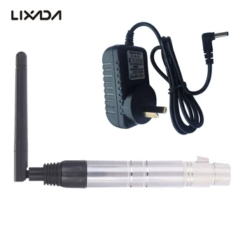 

23Dbm Female Xlr Receiver Ultra Long Distance 2.4G Ism Dmx512 Wireless Female Xlr Receiver Light Controller Antenna Stage Light
