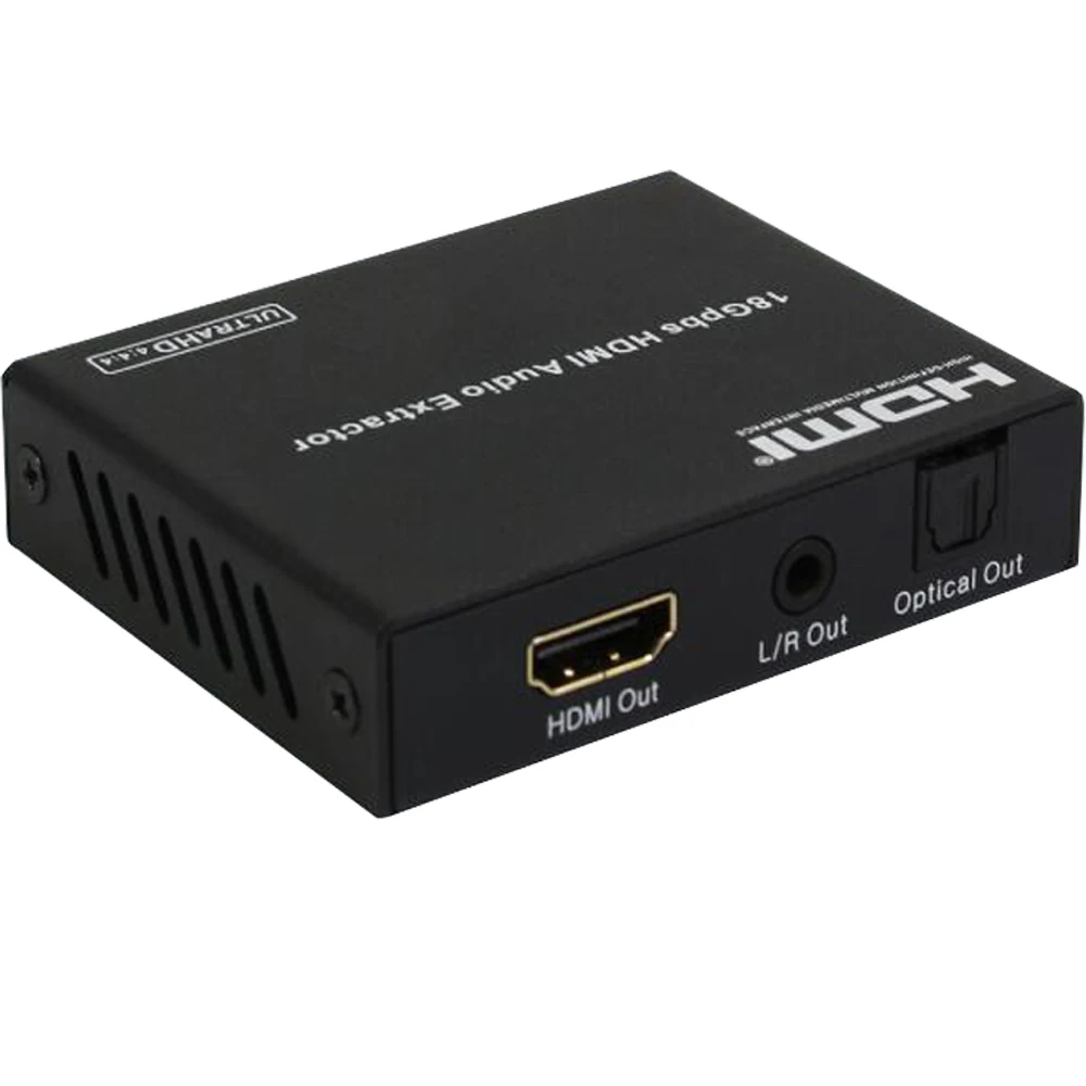 Профессиональный HDMI 2 0 аудио экстрактор сплиттер для оптического toslink 5.1CH + стерео