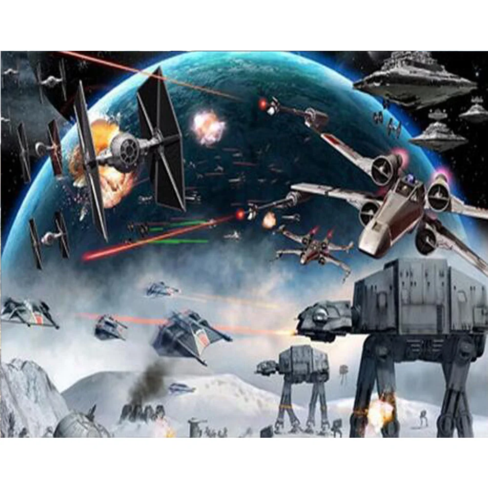 

3d diy diamond puzzle, 5d diy diamond painting Star Wars Embroidery diamond mosaic Picture Of Rhinestone, Wall Decor YU681
