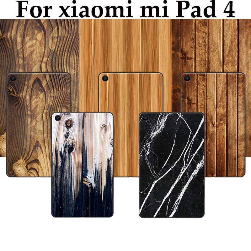 Чехол с текстурой древесины для xiaomi mi Pad 4 мягкие чехлы Pad4 чехол телефона MiPad4