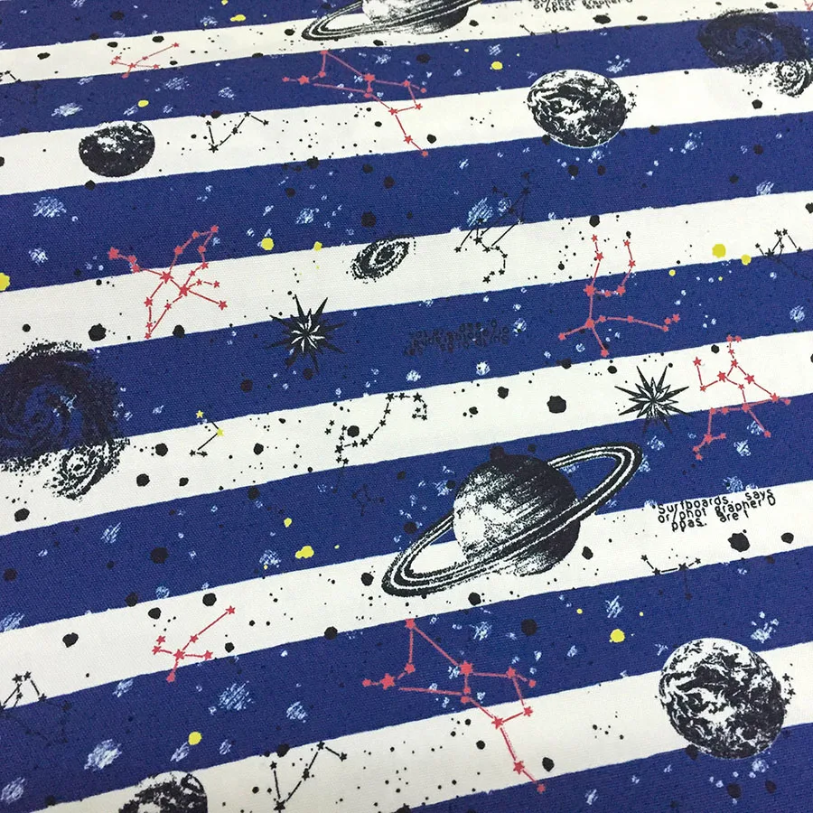 

50cm*110cm Japanese Oxford Cotton Fabric Patchwork Quilting Fabric Cosmos B