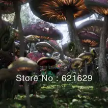 Fantasy mushrooms 8’x8′ CP Computer-painted Scenic Photography Background Photo Studio Backdrop ZJZ-586