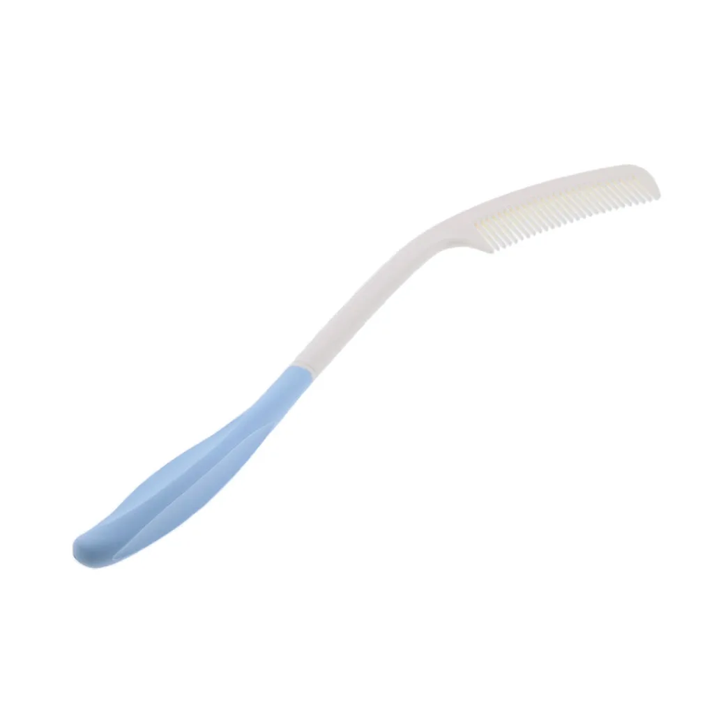 Long Reach Hair Comb Hairbrush Tool for Elderly Arthritis Hand Disabled Women Men 14 inches