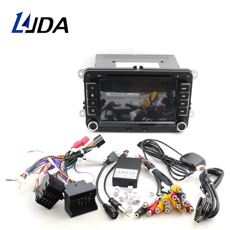 Perfect LJDA 2 Din 7 Inch Car DVD Player for VW Golf/6 Golf 5 Passat b7/cc/b6/SEAT leon/Tiguan/Skoda Octavia Multimedia GPS Radio Canbus 2 Perfect LJDA 2 Din 7 Inch Car DVD Player for VW Golf/6 Golf 5 Passat b7/cc/b6/SEAT leon/Tiguan/Skoda Octavia Multimedia GPS Radio Canbus 2