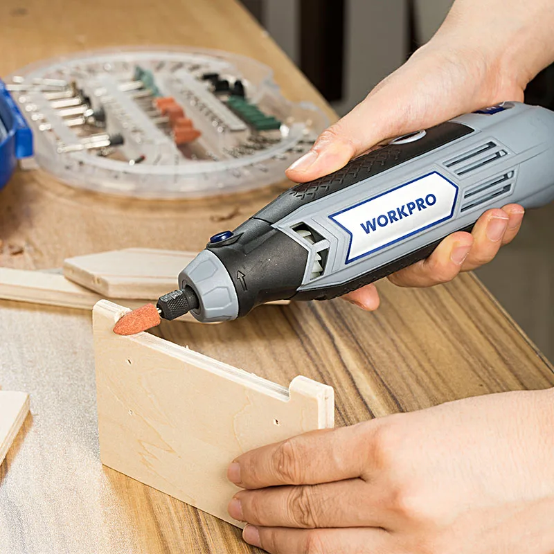 WORKPRO 220V Mini Drill Electric Rotary Tool With