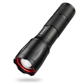 

Telescopic LED Usb Rechargeable Flashlight Aluminum Focusing Light Torch