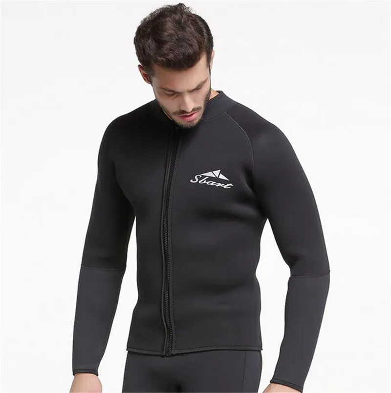 SBART 3MM Neoprene Surf Wetsuit Men Long Sleeve Sunscreen Warm Spearfishing Wetsuits Top Mens For Triathlon Diving Kitesurfing SBART 3MM Neoprene Surf Wetsuit Men Long Sleeve Sunscreen Warm Spearfishing Wetsuits Top Mens For Triathlon Diving Kitesurfing