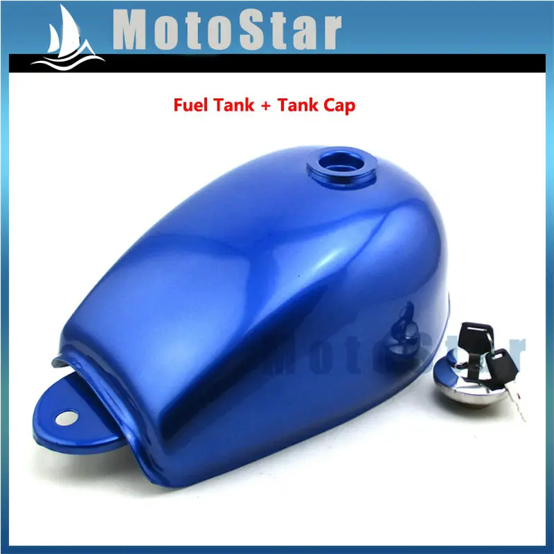 Blue Gas Fuel Tank With Lock Cap For Z50 Z50A Z50J Z50R Honda Monkey