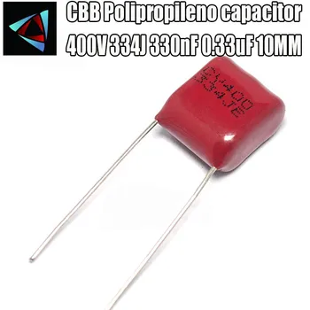 

14PCS 400V 334J 0.33UF Pitch 10mm 400V 330NF 334 CBB Polypropylene film capacitor