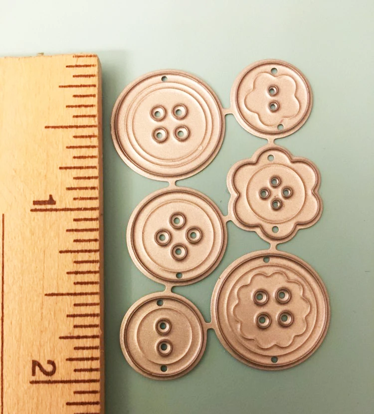 

Hemere Button Set Metal Cutting Dies wedding Scraper card album invitation paper Craft embossing stencils art die cuts