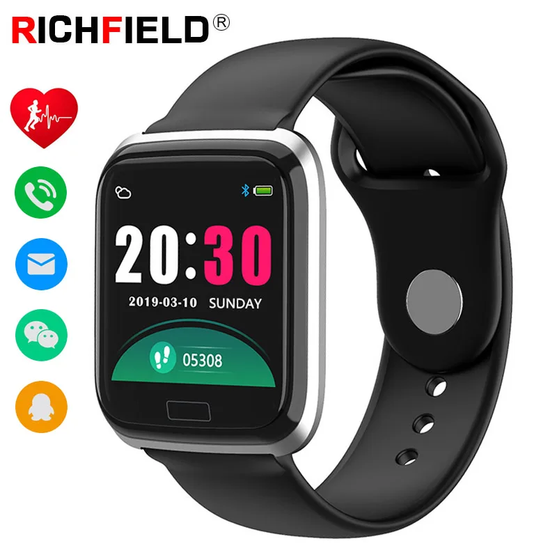 

Smart Watch Men Women Blood Pressure Waterproof Smart Bracelet Heart Rate Moniotr Smartband Fitness Tracker Smart Band Wristband
