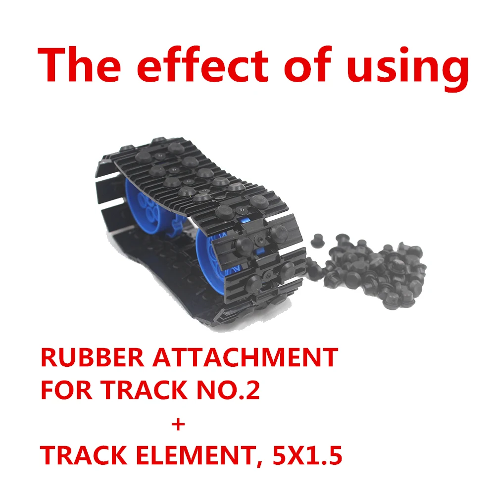 Self-Locking Brick MOC Building Block Technical Parts RUBBER