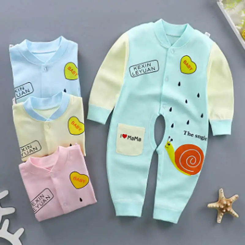 

Baby Clothing 2018 New Newborn jumpsuits Baby Boy Girl Romper Clothes Long Sleeve Infant Product Baby Babies Cotton Climbing