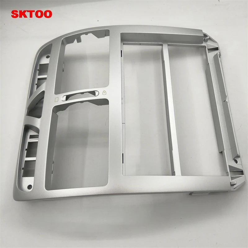 SKTOO подходит для peugeot 307 серебряный инструмент центр воздуха на выходе центр панельный инструмент стол декоративная рамка