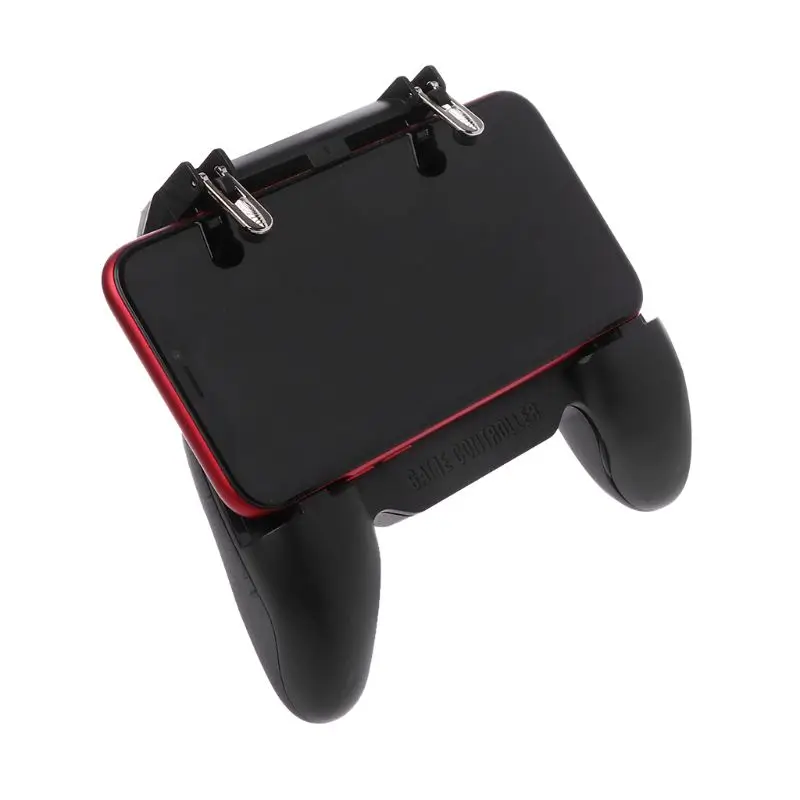 

2 in 1 Game Controller Power Bank Mobile Trigger L1R1 Shooter Joystick Gamepad Phone Holder Charging Cooler Fan 2000mAh 4000mAh