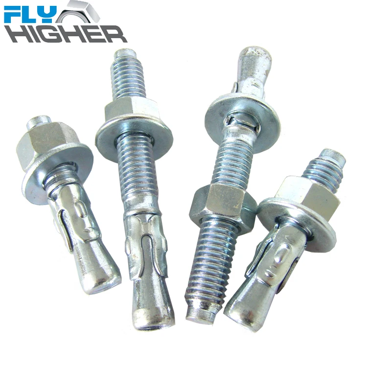

carbon steel zinc plsted heavy duty Wedge anchor bolt