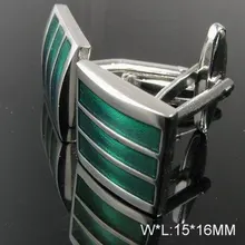 3 пар/лот модные эмалевые запонки CF276