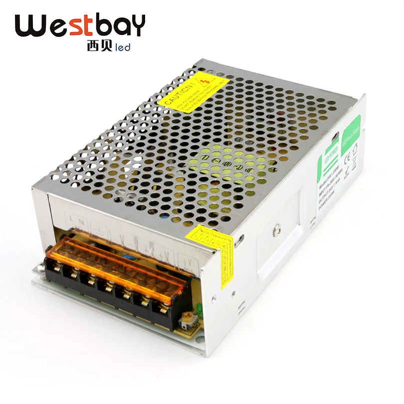 

Free Shipping Switch power supply Led strip power supply adapter AC170-240V to DC 24V 200W transformer