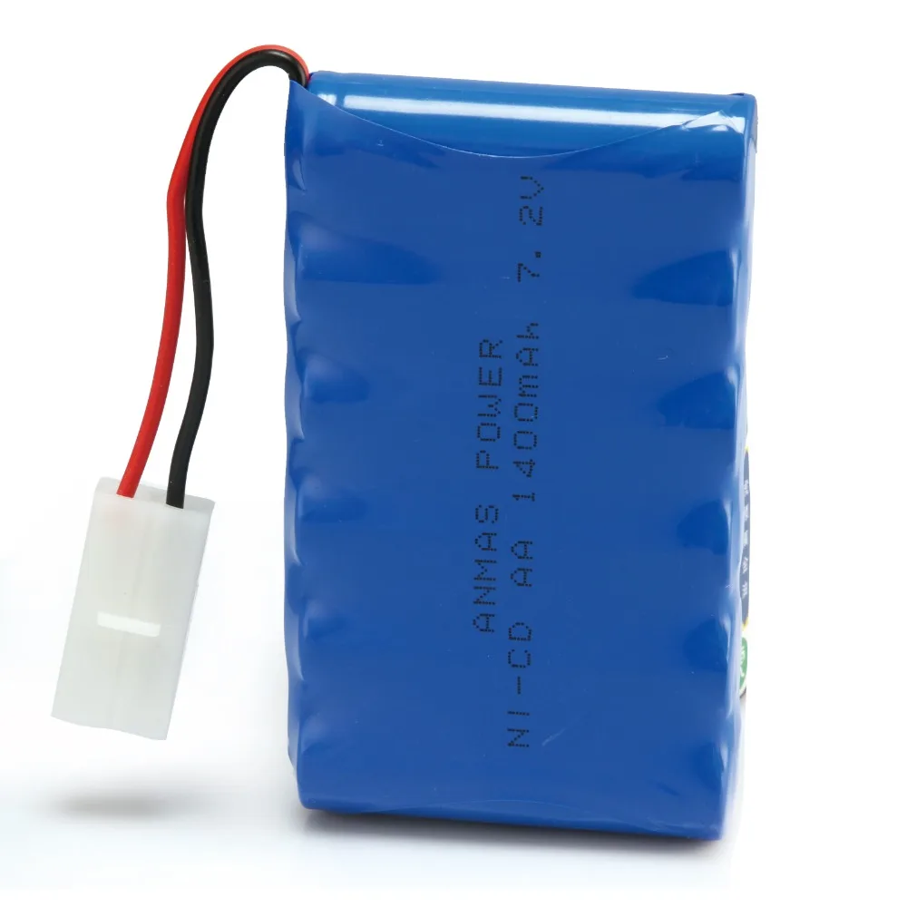 Anmas Power 1400mAh 7.2V Ni Cd Rechargeable Battery Pack Tamiya Plug Piles Rechargeables AA NiCd Batteries Toy Car Battery