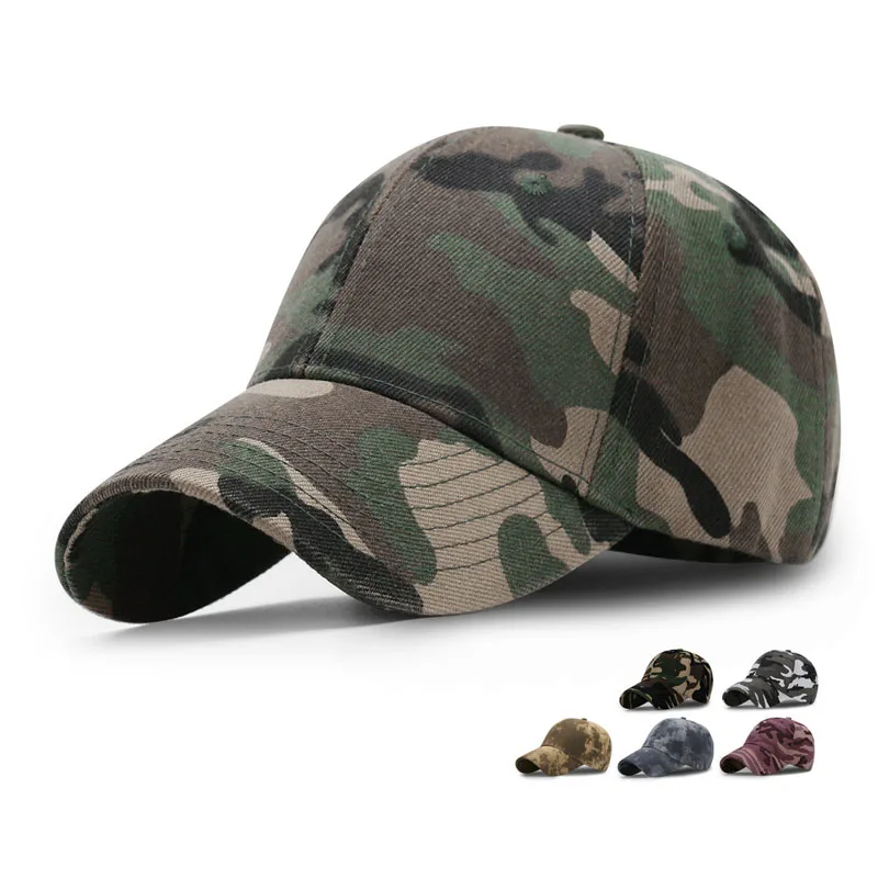 Buy Retail Men Camo Trucker Cap Sun Visor camouflage outdoor Hat Custom adult