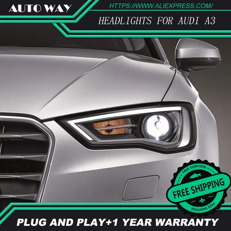 Custom Audi A3 Headlights