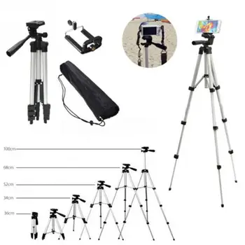 

Camera Cam Stand Smartphone Mobile Phone Holder Monopod Tripe Extension Stick Tripod for Camera Standaard Tripods