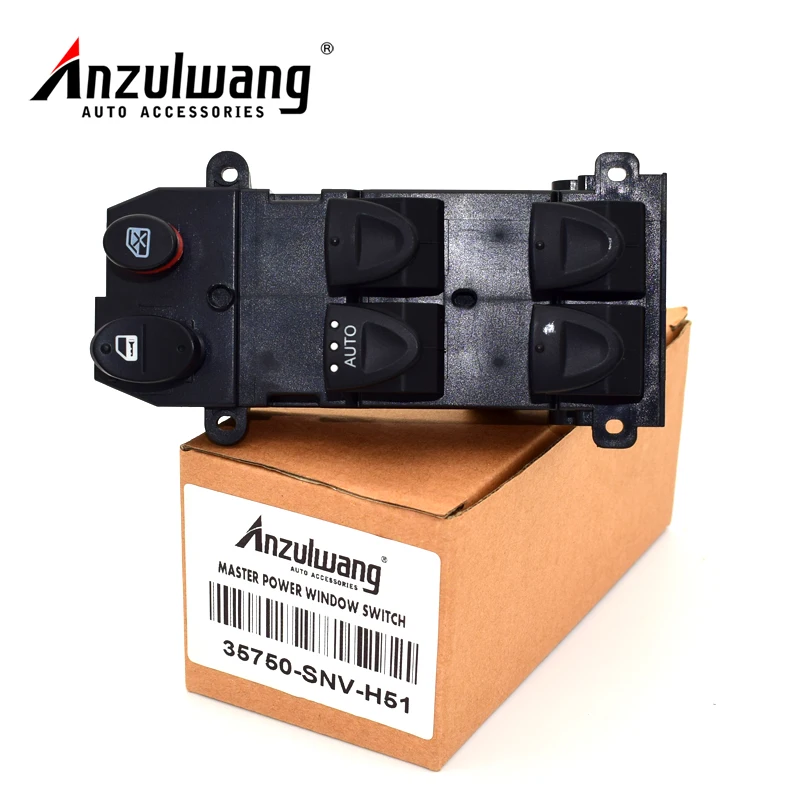 Anzulwang 35750-snv-h51 35750snvh51 Мощность стеклоподъемник мастер переключатель для Honda Civic 2006-2010