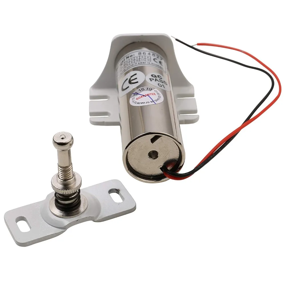 

DC12V Metal Fail Safe Mode Electronic Locker Cabinet Lock 330lb Holding Force for File Cabinet & Display Case