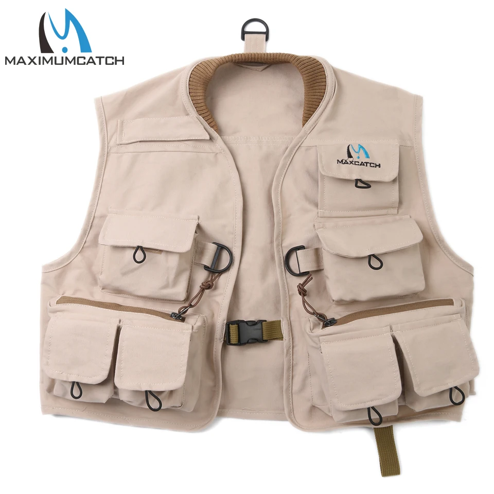 Maximumcatch жилет для нахлыстовой рыбалки хлопок летательный жилет Детская куртка с несколькими карманами для детей