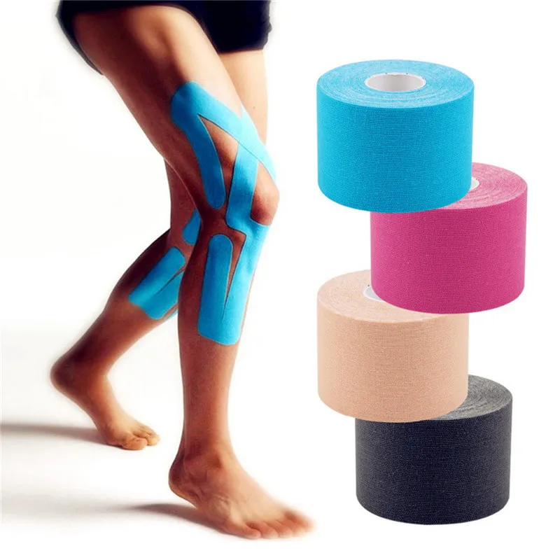1X 5cmx5m Kinesiology Kinesio Tape Roll Cotton Elastic Adhesive Sports