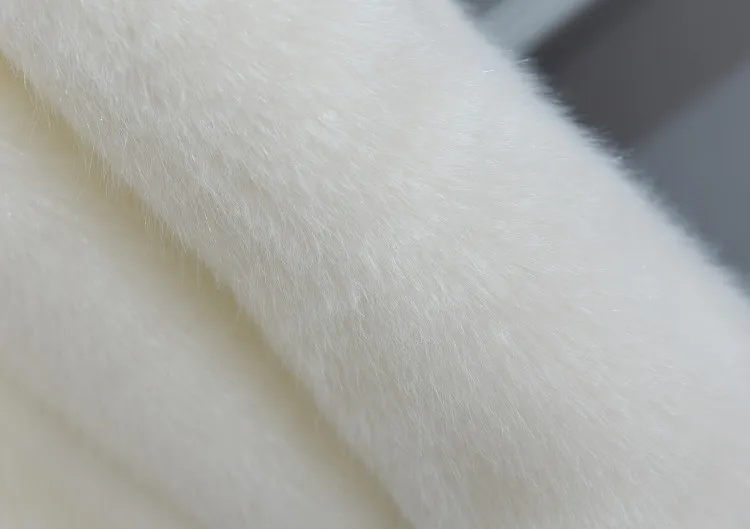 Новая зимняя теплая шуба средней длины из искусственного меха норки, Роскошная Шуба из искусственного меха размера плюс, женская одежда