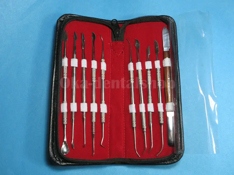 Buy Dental Lab Wax Carving Tools Set Surgical Dentist