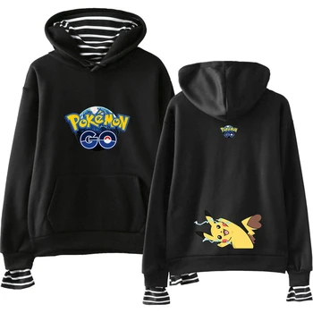 

Pokemon Streetwear Hoodie Two Student Grils Hoodie Sweatshirts Harajuku Women Casual Turtlenceck Hoodies Plus Size