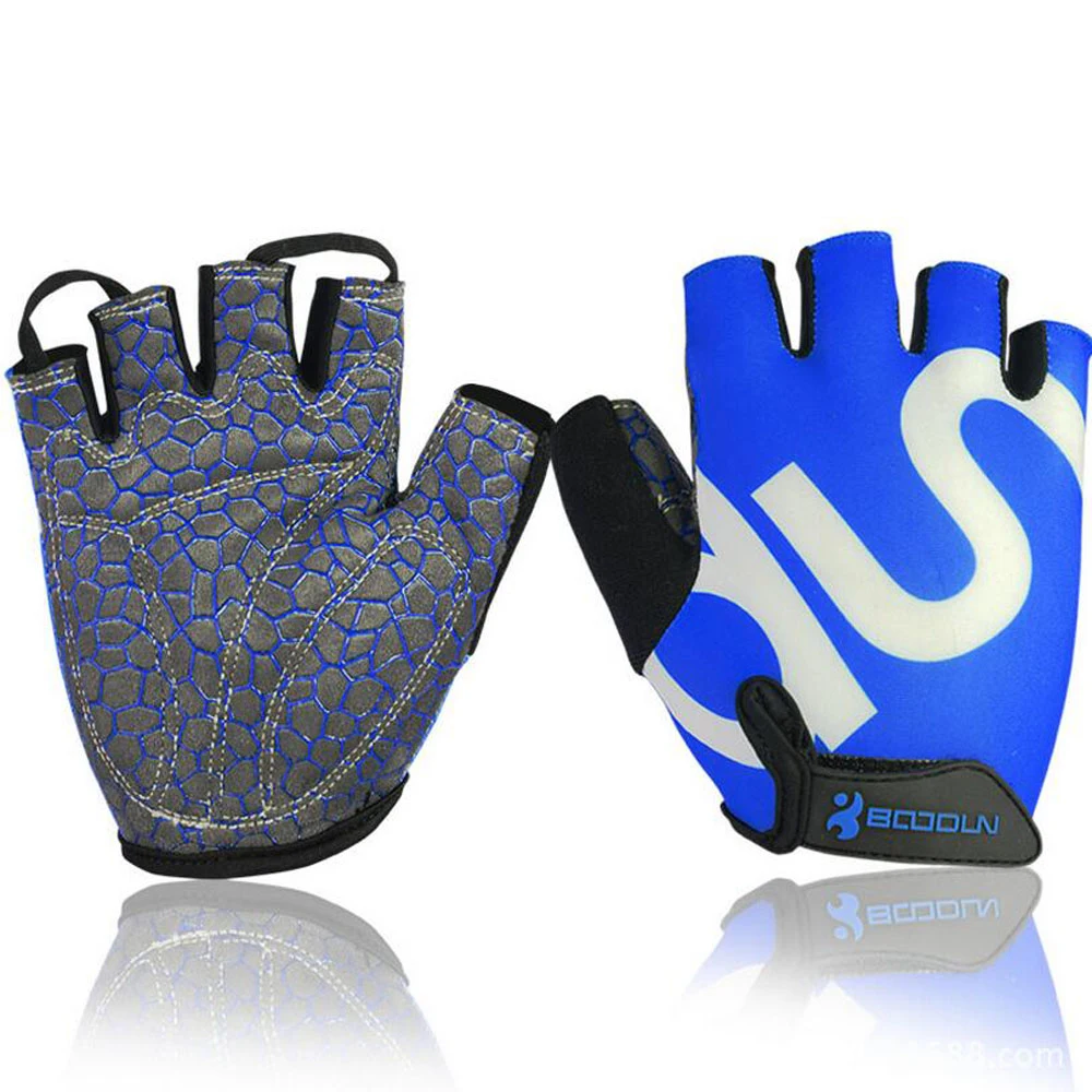 1 пара перчаток для мужчин и женщин, противоскользящие перчатки для тренажерного зала, бодибилдинга, фитнеса, спортивных перчаток, велосипедных S-XXL