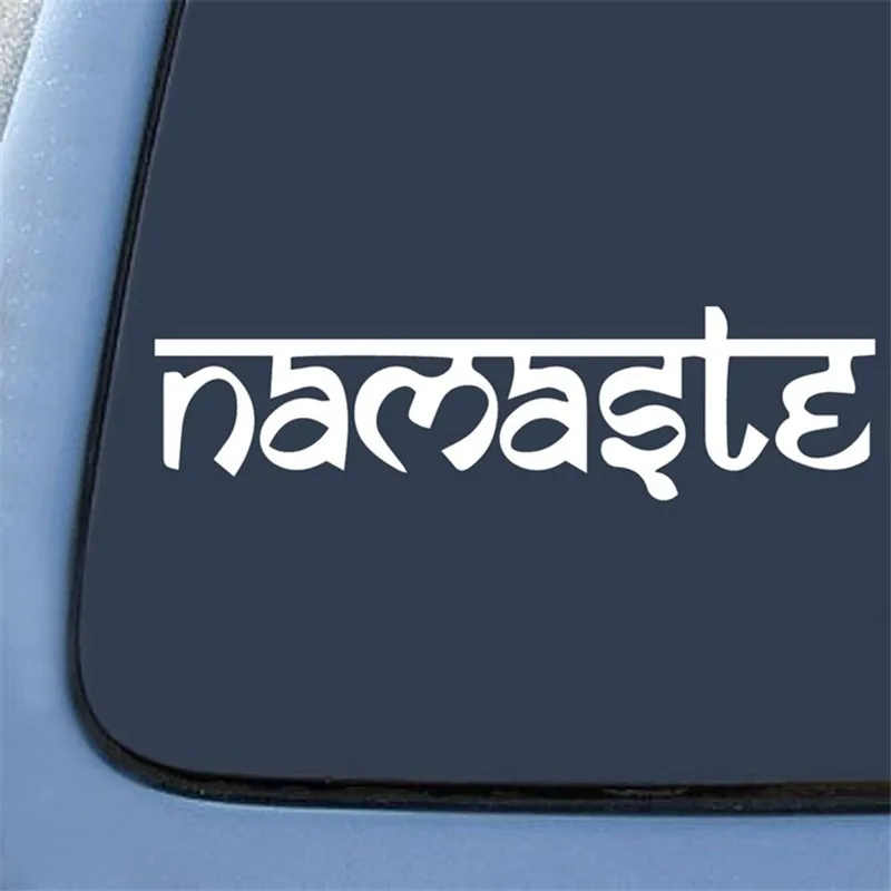 Namaste-тибетская Будда автомобильная виниловая наклейка 6 дюймов белые аксессуары