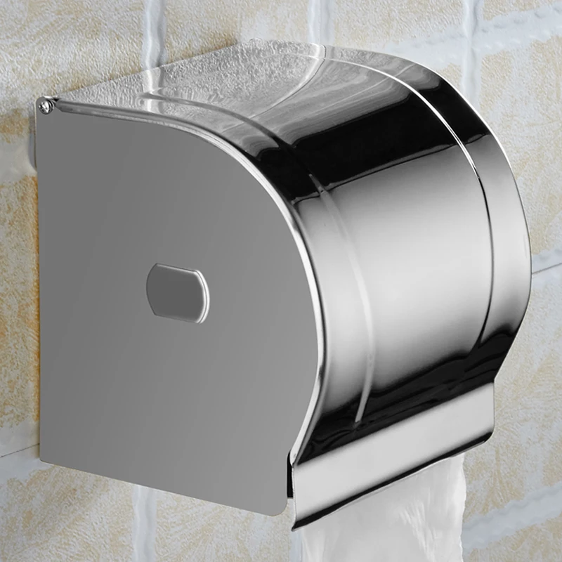 Toilet Paper Holder Cover Waterproof Stainless Steel Toilet Tissue Roll Paper Holder Wall Mounted Paper Towel Holder Decorative Toilet Paper Holder Cover Waterproof Stainless Steel Toilet Tissue Roll Paper Holder Wall Mounted Paper Towel Holder Decorative