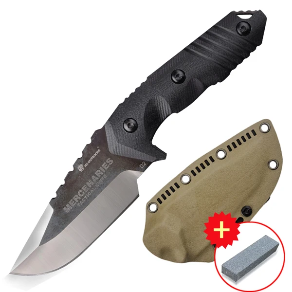 

HX OUTDOORS warrior mercenaries high hardness tactical straight knife field survival D2 BLADE knife outdoor collection knives