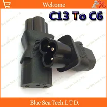 Высокое качество IEC320-C13 к C6 промышленные Подключите адаптер, C13 к C6 ce стандартный разъем, ABS+ латунный материал, 10A/250 В