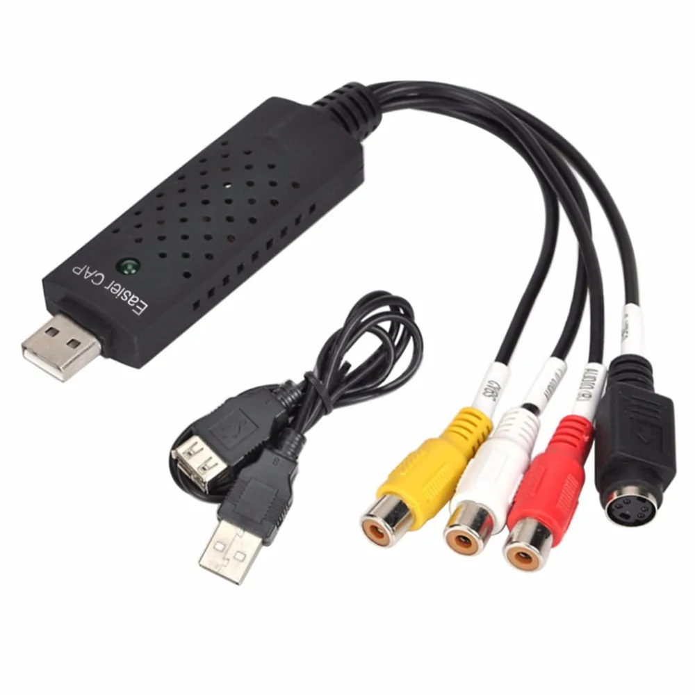 

Pro USB 2.0 Video Easycap TV DVD VHS Capture Card Audio AV Adapter for Computer 5W7J 7BX4