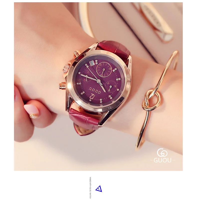 Relojes para mujer novo relógio de quartzo
