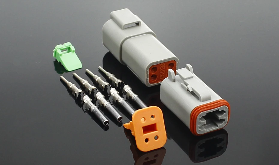 1 комплект DT conector DT06-2S/DT04-2P 2P 3P 4P 6P 8P 12P водонепроницаемый Электрический разъем для автомобиля двигатель грузовик с контактами