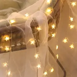 10-50 м светодиодный гирлянда Мерцающая гирлянда Рождественские украшения для дома звездный свет Праздничная вечеринка Свадьба Открытый