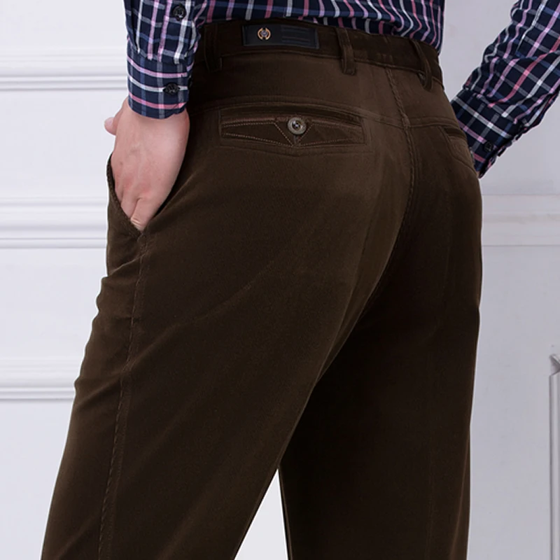 

In the fall and winter of 2018 thick corduroy article men's trousers, leisure trousers loose sweat pants