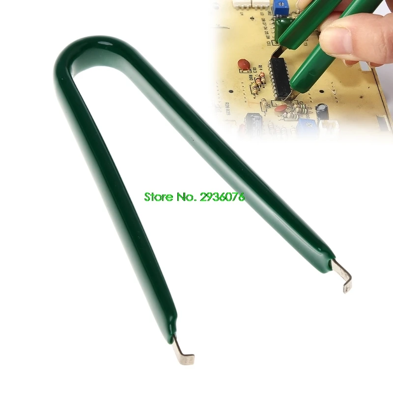

2018 New U Type Flat IC Chip Protection Pliers Circuit Board ROM Extractor Removal Puller Support