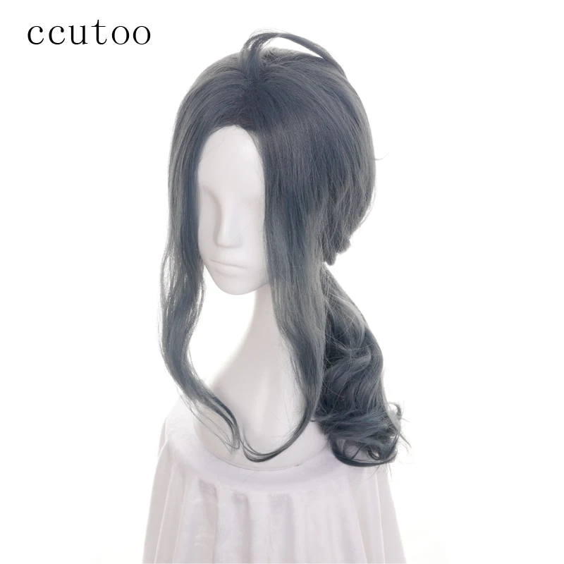 Ccutoo Darnic Prestone Yggdmillennia синий микс средней длины прически синтетические кудрявые волосы косплей парик Термостойкое волокно